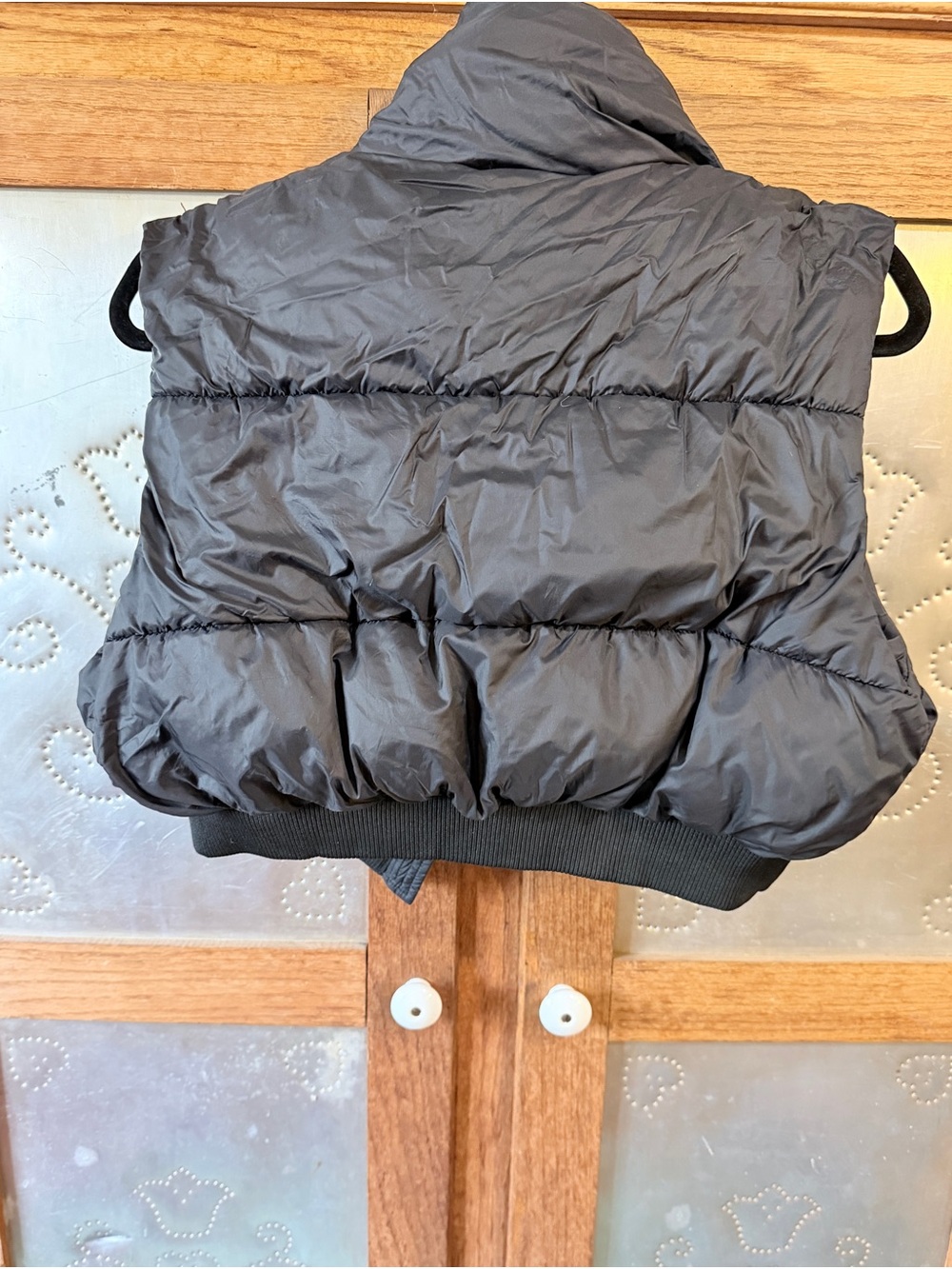 Amazon Black Quilted Puffer Vest